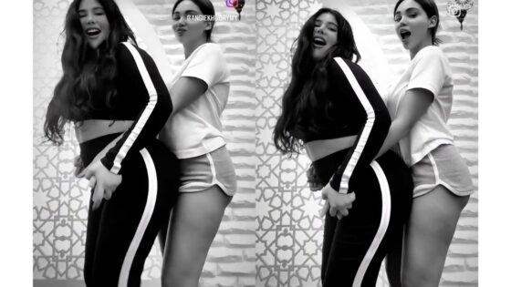 فيديو انجي الغنوج مع نايا خوري