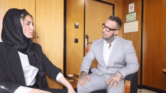 فيديو ميرا النوري مع عميد الكلية