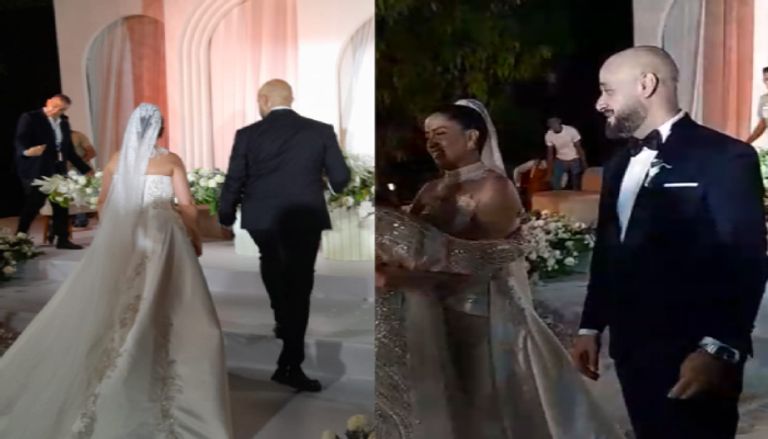 “شاهد حصريا” فيديو حفل زفاف محمد صادق والكاتبة نورهان أبو بكر