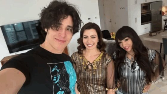 فيديو الينا انجل مع يوسف خليل وساشا المصرية