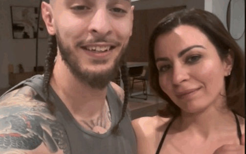 فيديو الينا انجل مع ادونيس الفلسطيني