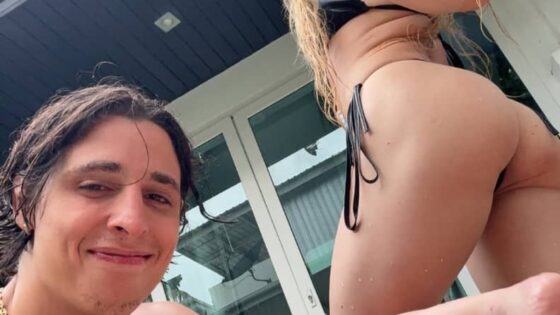 فيديو يوسف خليل مع المراهقة الشقراء