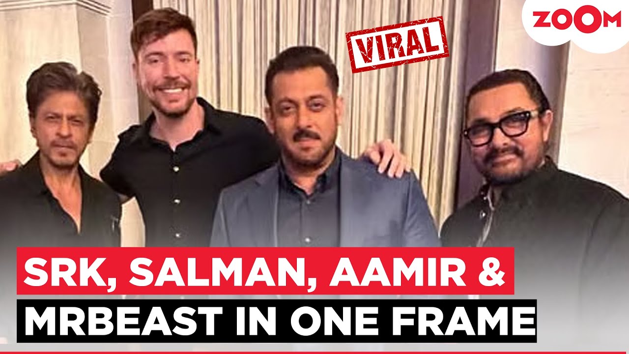 “شاهد” فيديو لقاء مستر بيست مع شاروخان سلمان خان و عامر خان في Joy Forum